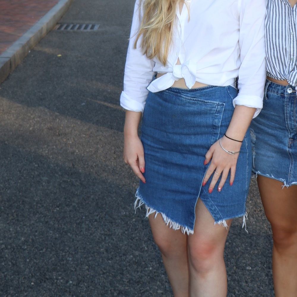 MADEWELL demin skirt